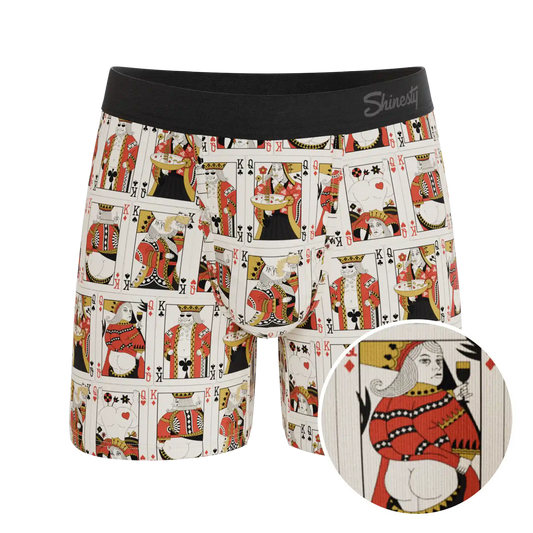 The Bottomless Blackjack | Vintage Playing Cards Ball Hammock® Pouch Underwear