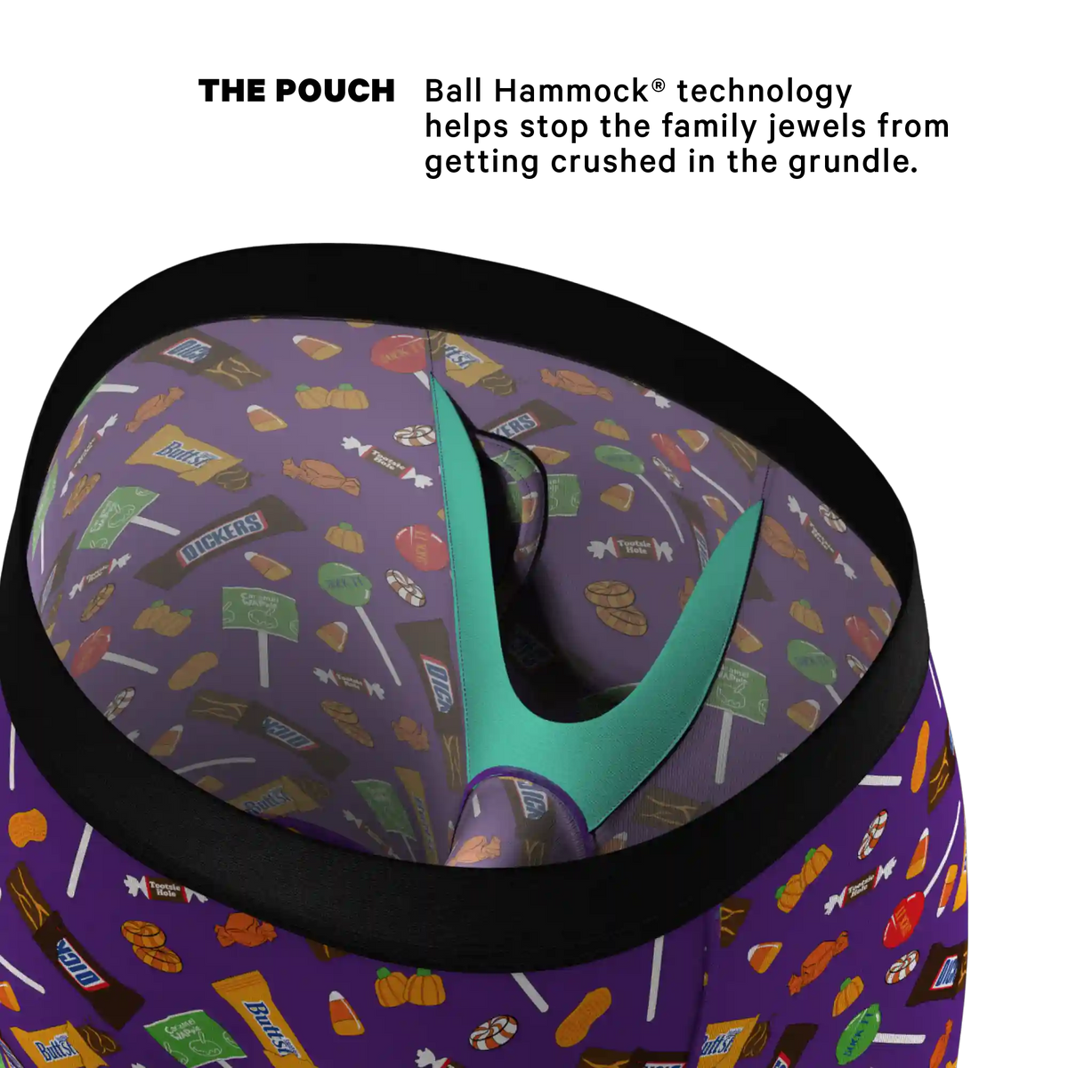 The Sticky Fingers | Halloween Candy Ball Hammock® Boxer - Long Leg