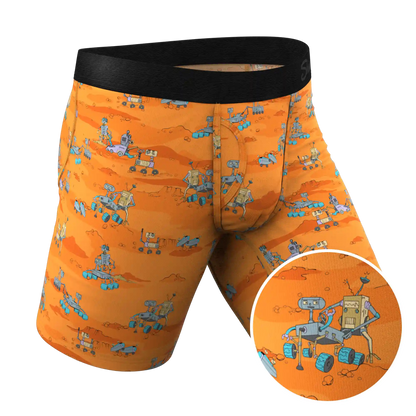 The Bend Rover | Space Robots Ball Hammock® Boxer - Long Leg