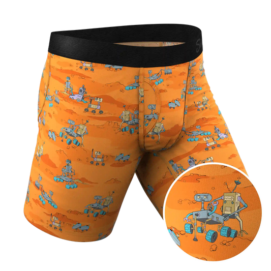 The Bend Rover | Space Robots Ball Hammock® Boxer - Long Leg