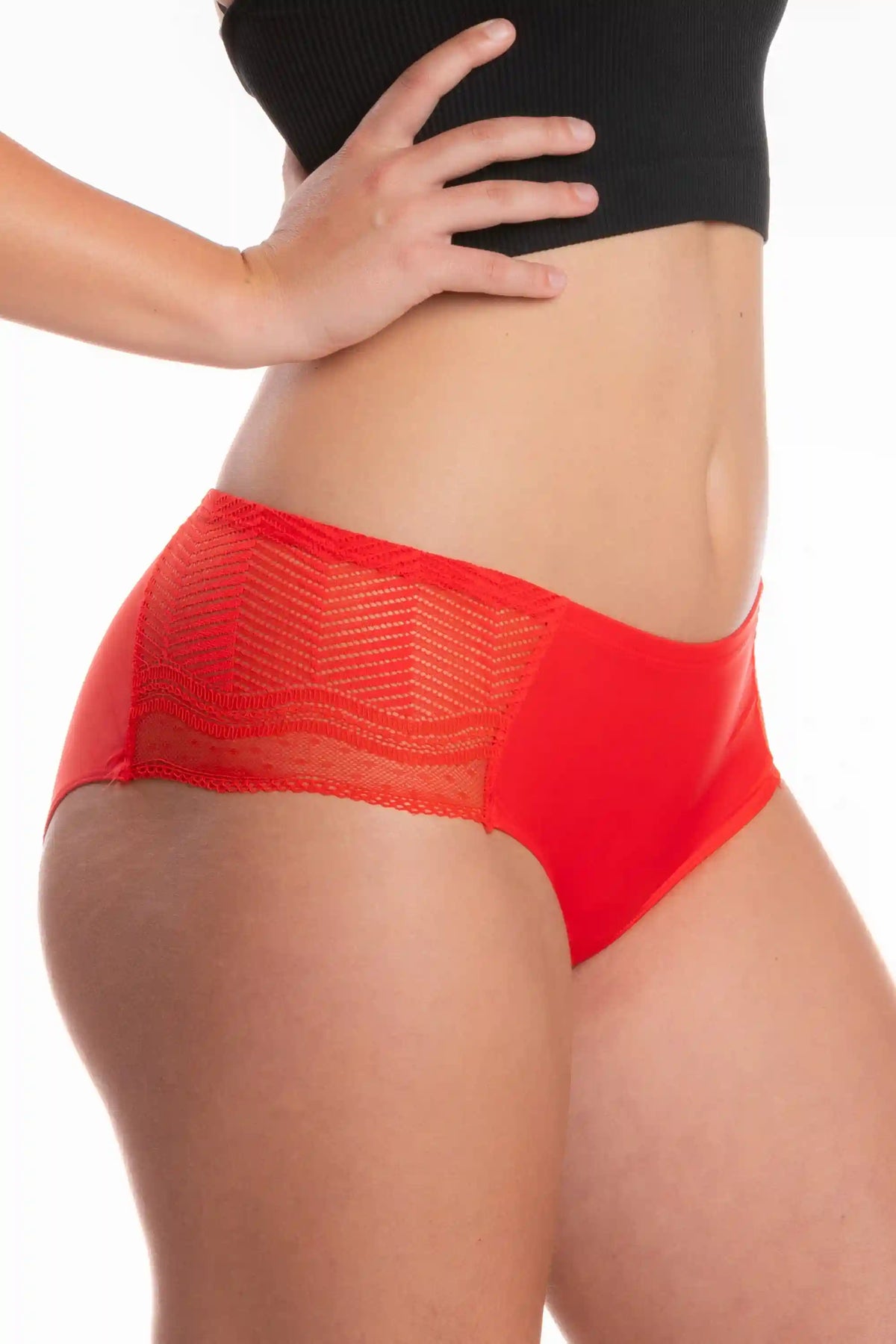 The Cherry Popsicle | Red Lace Bikini