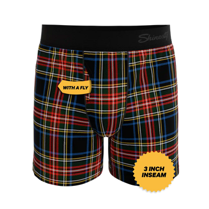 The Cappuccino | Holiday Tartan Plaid Boxers