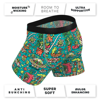 The Rolling Stoned | Shinesty x Killer Acid Ball Hammock® Pouch Underwear With Fly
