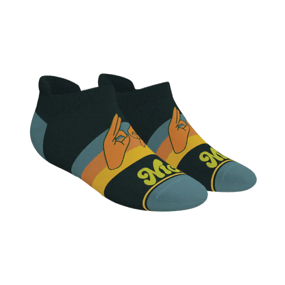 The Wine Dine & 69 | Route 69 Heel Hammock™ Ankle Socks