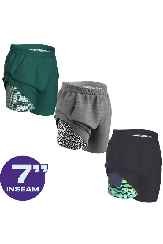 The Actives | Ball Hammock® 7 Inch Athletic Shorts 3 Pack