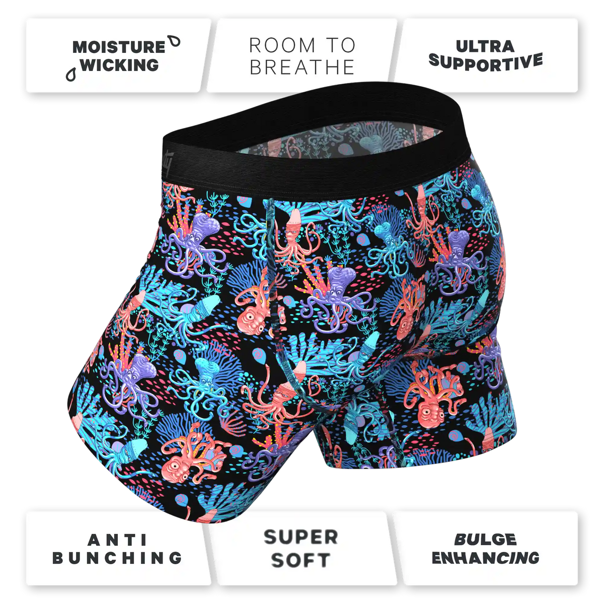 The Swollen Tentacles | Octopus Ball Hammock® Pouch Underwear