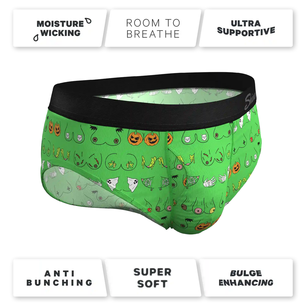 The Haunted Honkers | Halloween Bust Ball Hammock® Pouch Underwear Briefs