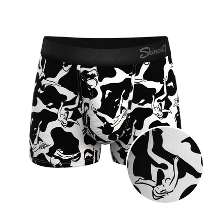 The Cowmasutra | Naughty Abstract Ball Hammock® Pouch Trunks Underwear