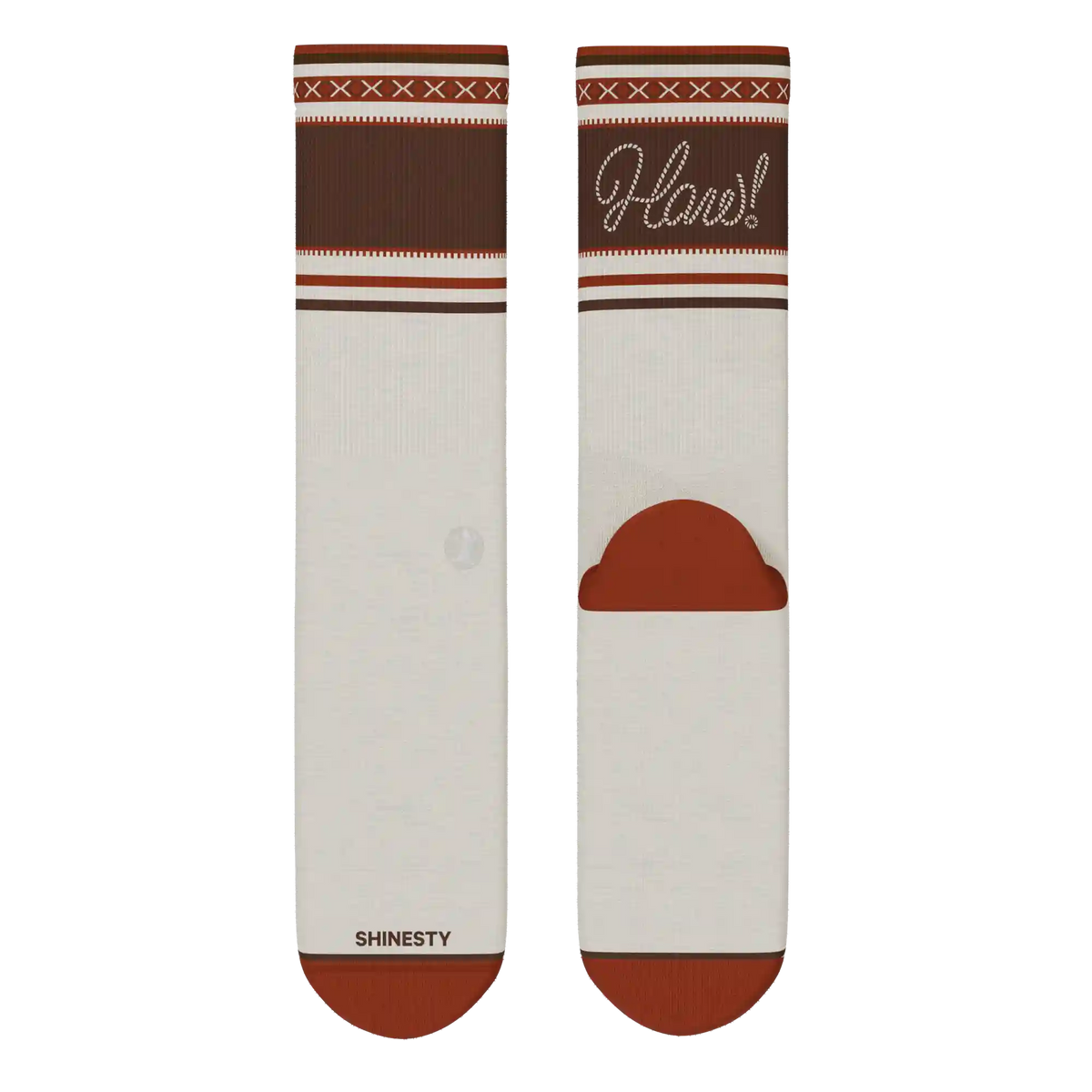 The Yee Haw | Lasso Heel Hammock™ Crew Socks