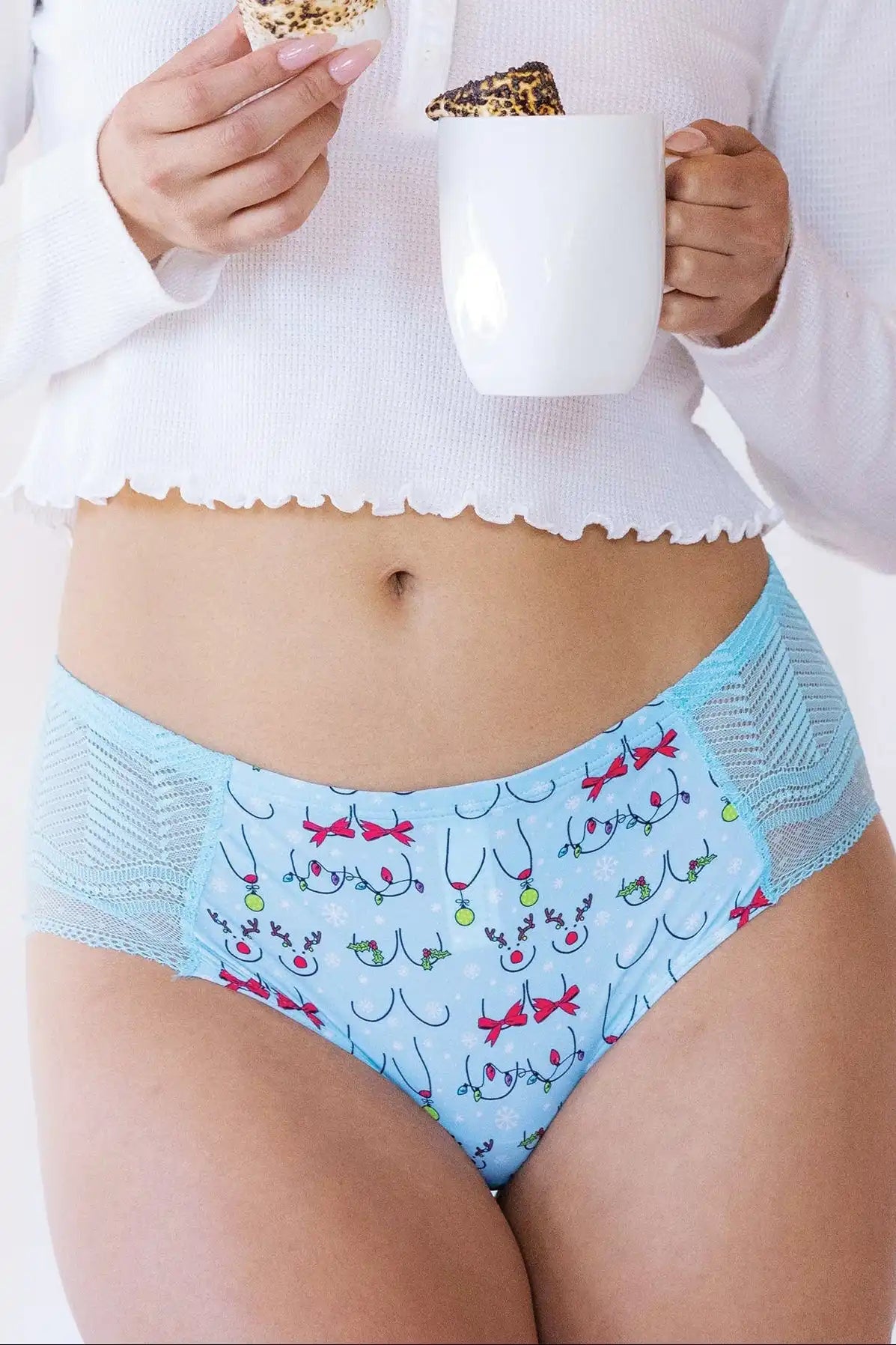 The Mistletots | Christmas Bust Lace Bikini