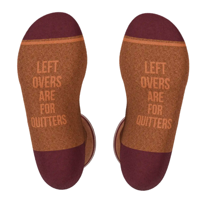 The No Leftovers | Thanksgiving Turkey Heel Hammock™ Crew Socks