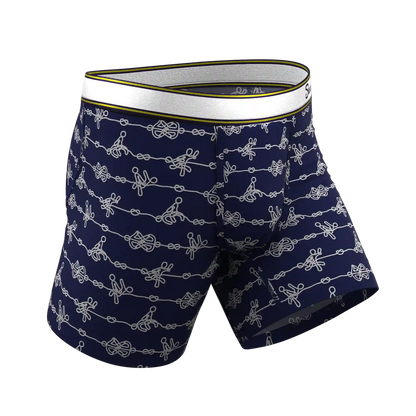 The Knotty Spots | Nautical Knots Ball Hammock® Pouch Underwear