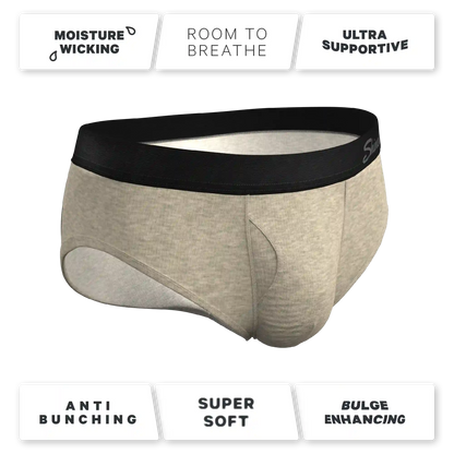 The Silver Fox | Oatmeal Heather Ball Hammock® Pouch Underwear Briefs