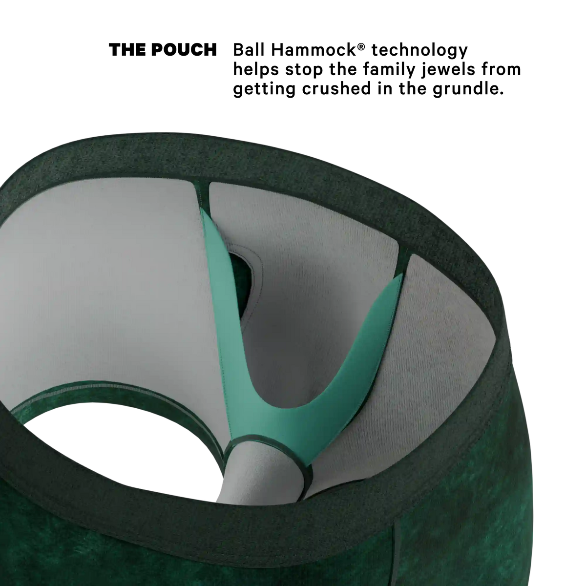 The Extravagance | Dark Green Velvet Trunk Underwear