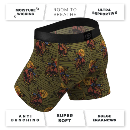 The 1912 | Western Shinesty x Diamond Cross Ranch Ball Hammock® Pouch Underwear With Fly