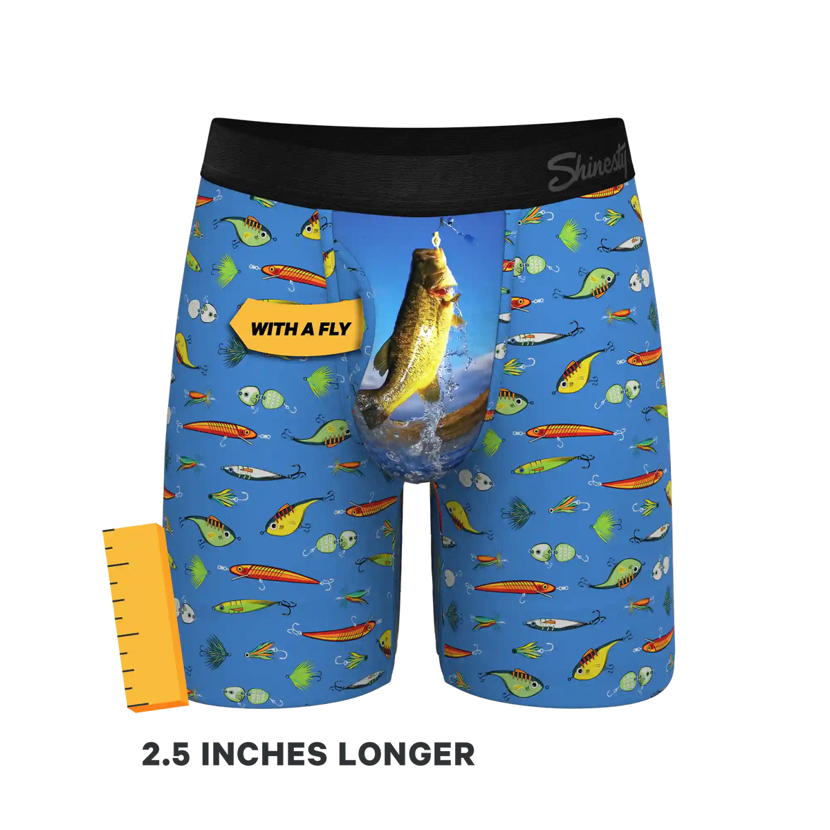 The Bait and Tackle | Bass Ball Hammock® Boxer - Long Leg