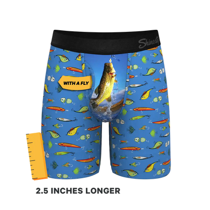 The Bait and Tackle | Bass Ball Hammock® Boxer - Long Leg
