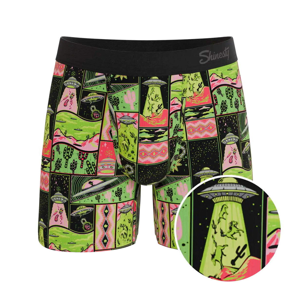 The Area 51 | Retro-Futuristic Alien Ball Hammock® Pouch Underwear