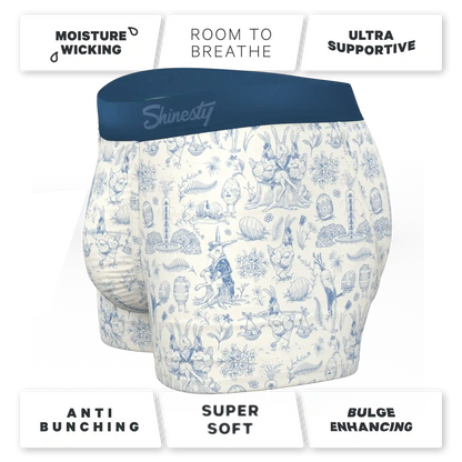 The Hot Cottontail | Easter Toile Ball Hammock® Pouch Trunks Underwear