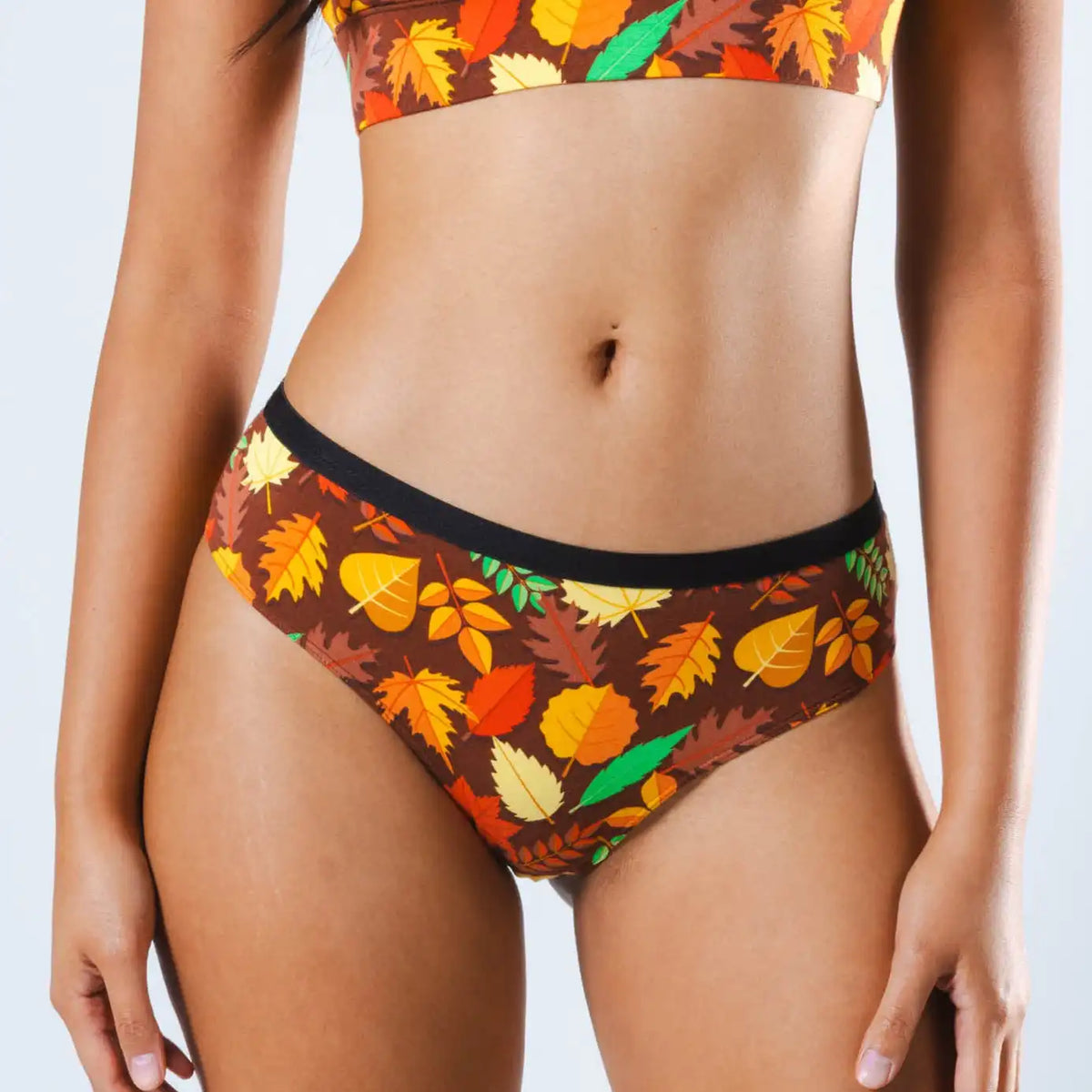 The Acorn Hoard | Fall Leaves Cheeky Underwear