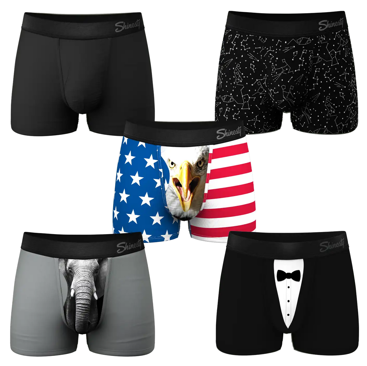 The Ultra Cores Mix | Ball Hammock® Pouch Trunks Underwear 5 Pack