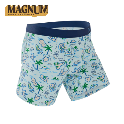 The Pirate's Booty | Naughty Map Ball Hammock® Magnum Big Pouch Underwear