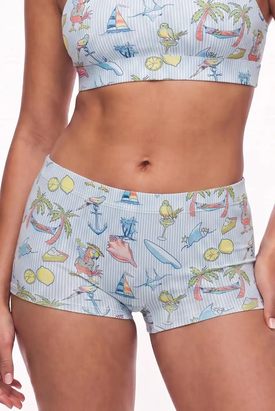 The Boat Drinks | Shinesty x Margaritaville® Modal Boyshort Underwear