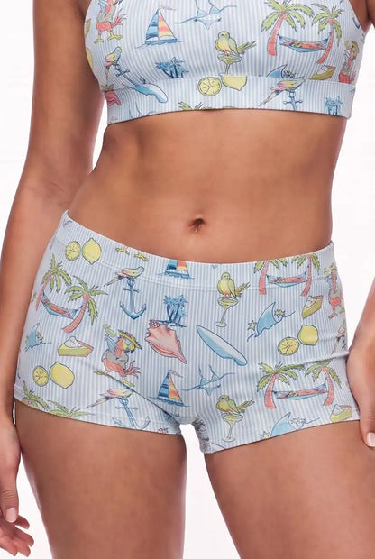 The Boat Drinks | Shinesty x Margaritaville® Modal Boyshort Underwear