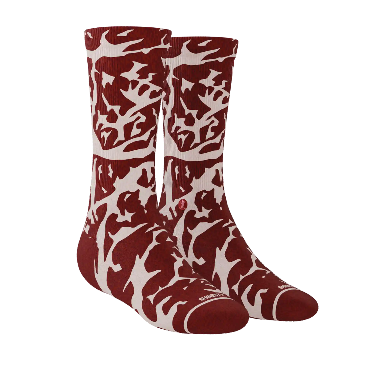 The Tomahawk | Marbled Meat Heel Hammock™ Crew Socks
