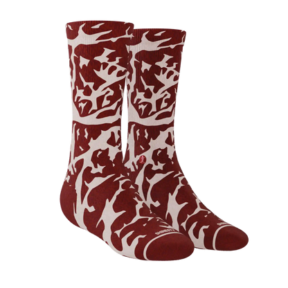 The Tomahawk | Marbled Meat Heel Hammock™ Crew Socks