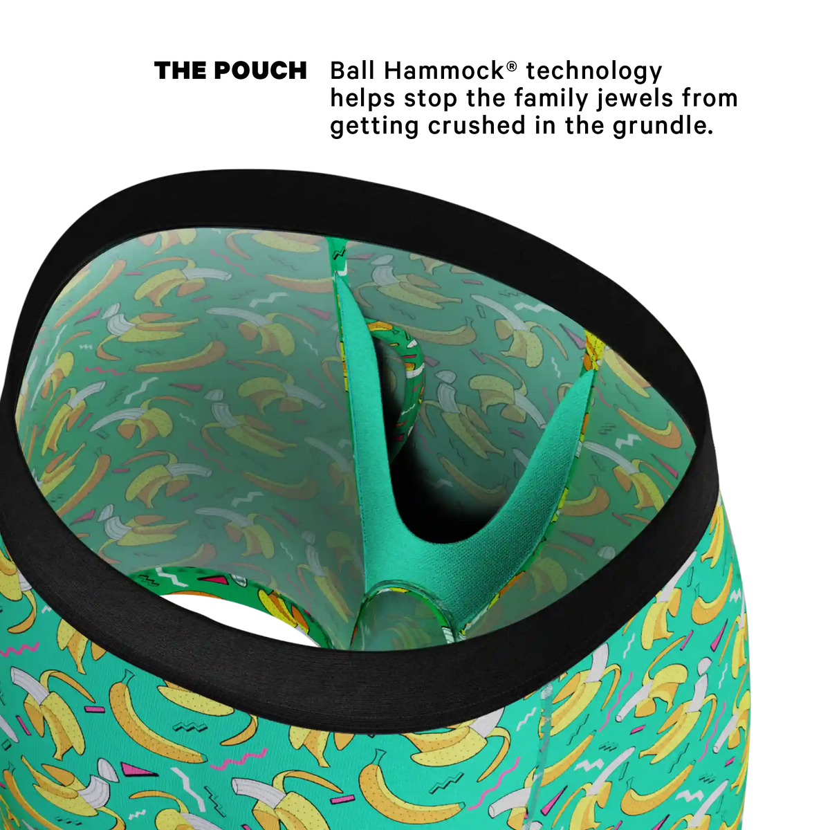 The Peel Deal | Retro Banana Ball Hammock® Pouch Underwear With Fly