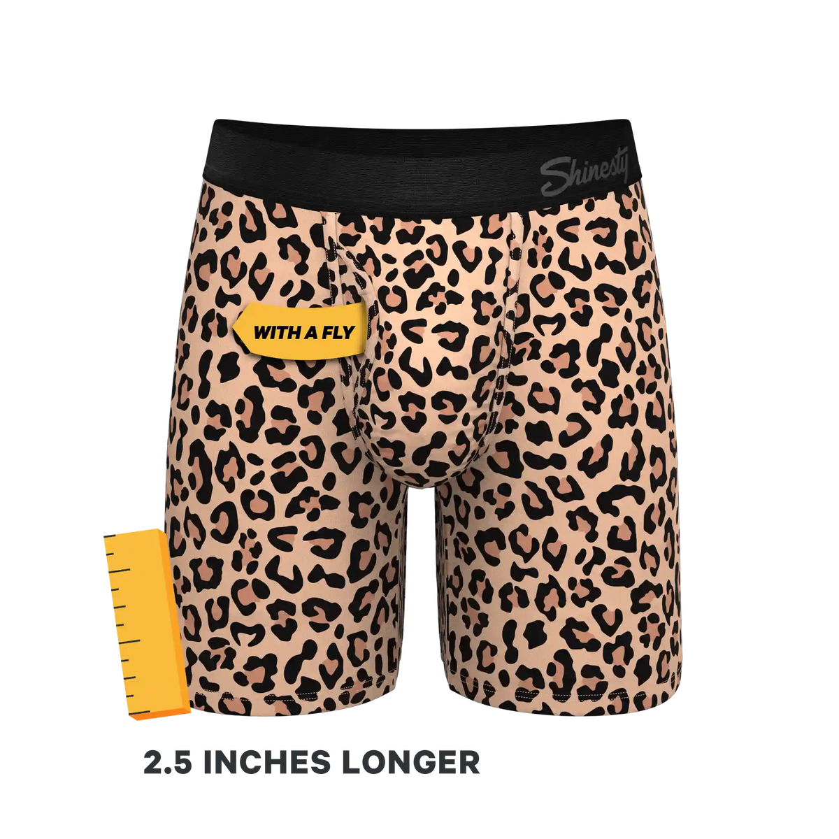 The Most Def | Leopard Print Ball Hammock® Boxer - Long Leg