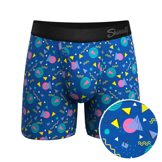 The Bus Stop | Retro Shapes Ball Hammock® Pouch Underwear With Fly