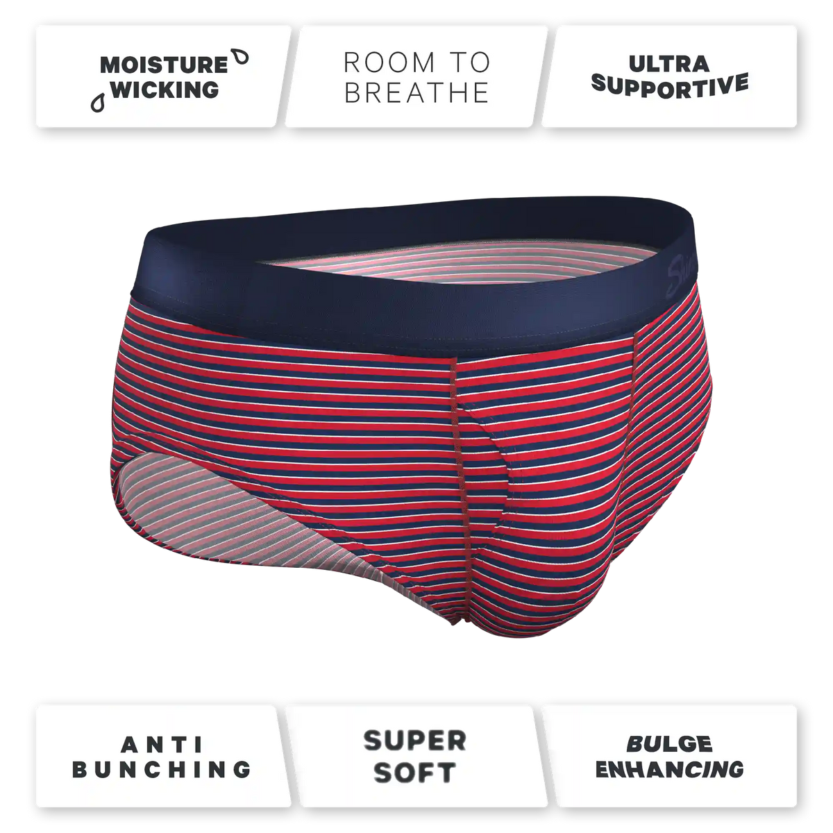 The US of A | USA Stripe Ball Hammock® Pouch Underwear Briefs