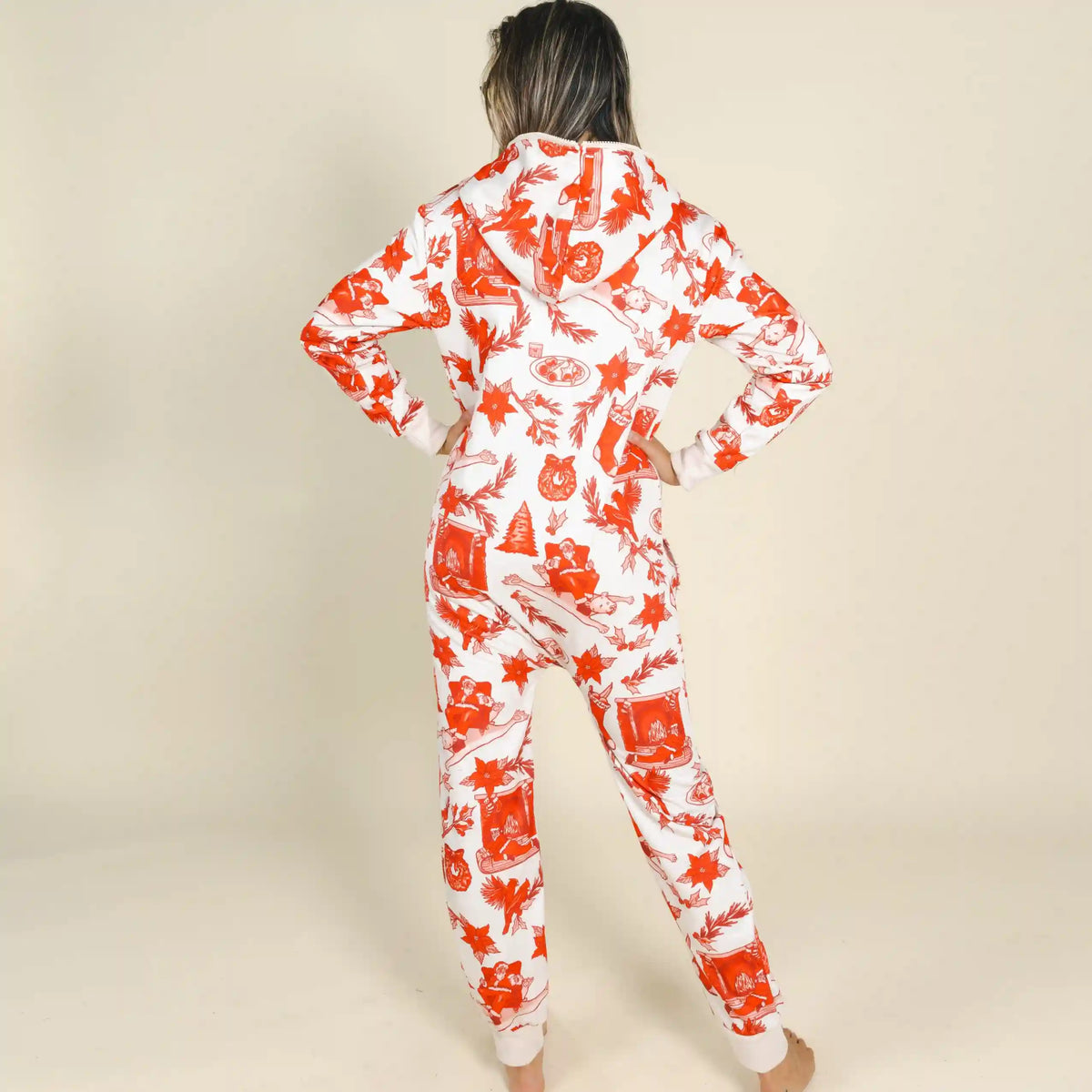 The Santa Slays | Christmas Toile Onesie