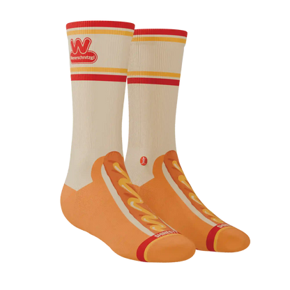 The Dog On Dog | Shinesty x Wienerschnitzel Heel Hammock™ Crew Socks