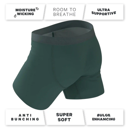 The Alloy | Dark Teal Ball Hammock® Pouch Underwear With Fly
