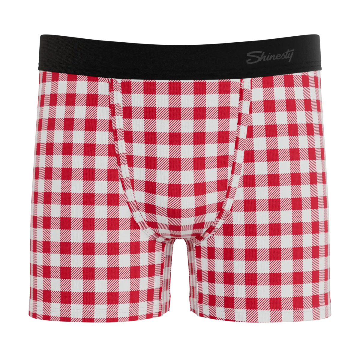 The Hot Diggity | Red Gingham Youth Boxer Briefs