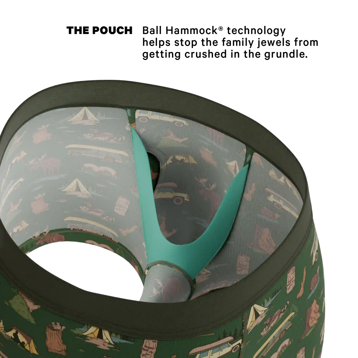 The Hide and Hunt | Ball Hammock® Pouch Trunks Underwear 5 Pack