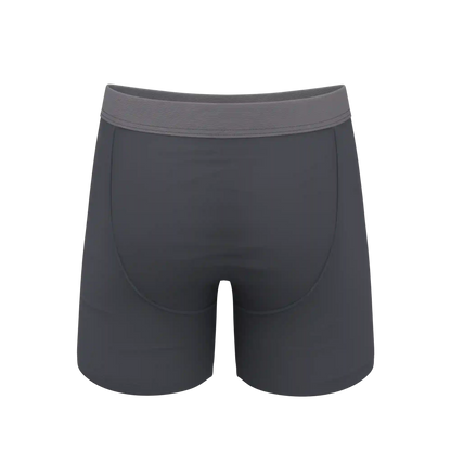 The Slate Expectations | Grey Tonal Ball Hammock® Pouch Underwear With Fly