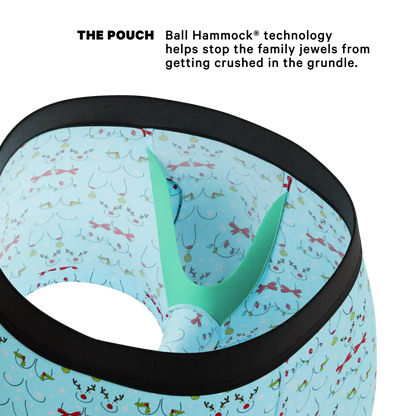 The Mistletits | Christmas Bust Ball Hammock® Pouch Trunks Underwear