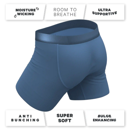 The Cool Cobalt | Slate Blue Ball Hammock® Pouch Underwear