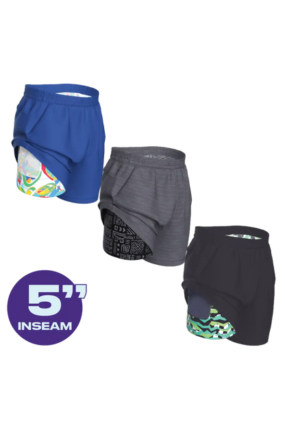 The Spring Drop | Ball Hammock® 5 Inch Athletic Shorts 3 Pack