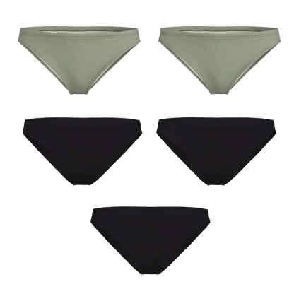 The Evergreen | Bikini Underwear 5 Pack