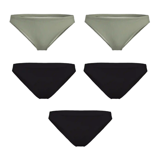 The Evergreen | Bikini Underwear 5 Pack