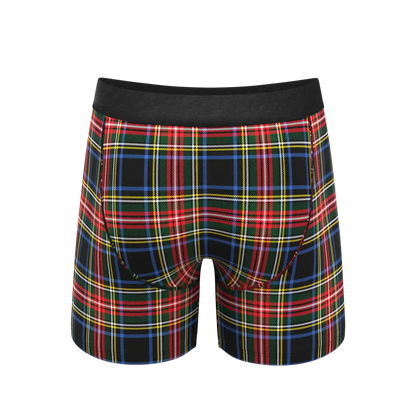The Cappuccino | Holiday Tartan Plaid Ball Hammock® Pouch Underwear