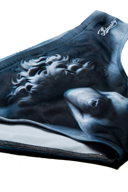 The David's Goliath | Marble Statue Swim Brief