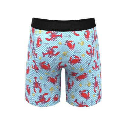 The Cajun Cookout | Summer Crabs Ball Hammock® Boxer - Long Leg
