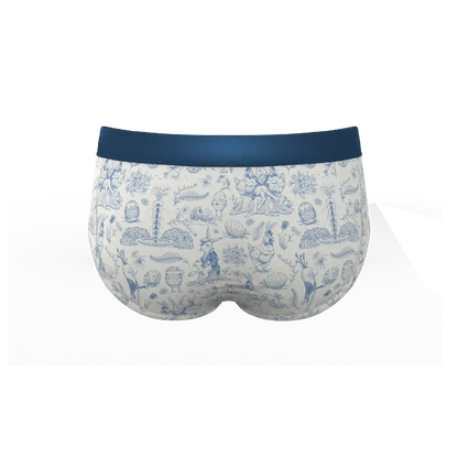 The Hot Cottontail | Easter Toile Ball Hammock® Pouch Underwear Briefs