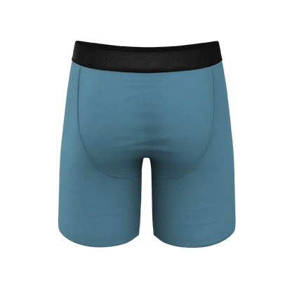 The Neptune | Slate Blue Ball Hammock® Boxer - Long Leg